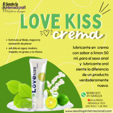 LUBRICANTE LOVE KISS LIMON SEXSHOP LOS OLIVOS